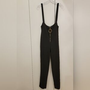 Fashion Nova Skinny legged "overalls"